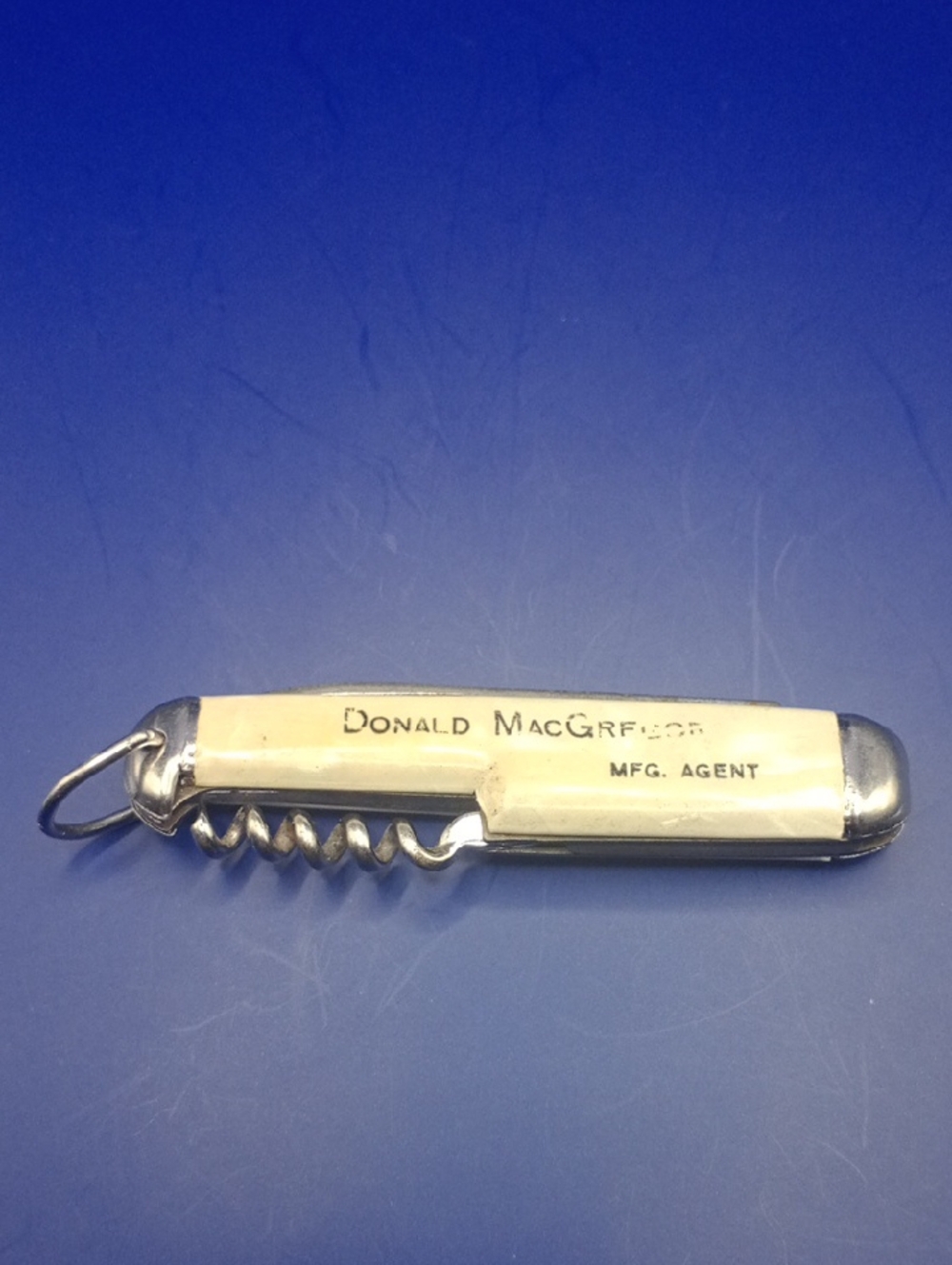 Donald MacGRF Vintage Ivory Multi-Tool Bottle Opener